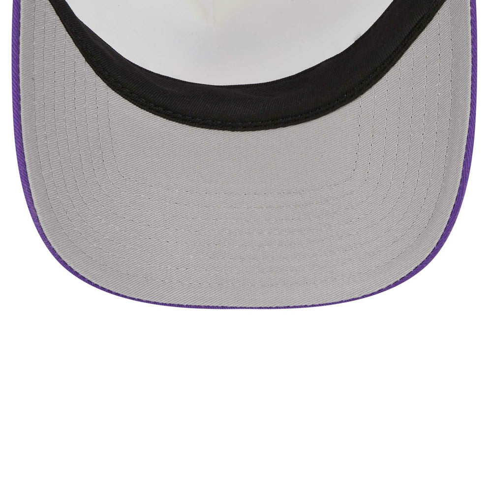 Los Angeles Lakers Lift Pass Foam Front Trucker 9FORTY Adjustable Hat White - NBA