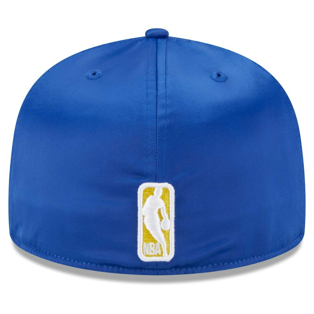 Golden State Warriors Throwback Satin 59FIFTY Fitted Hat White - NBA