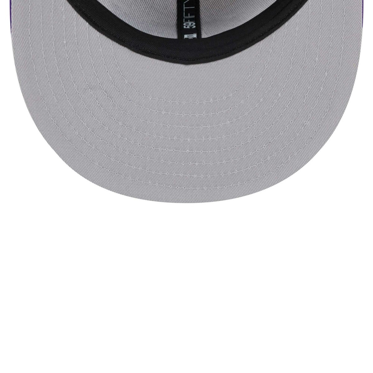 Los Angeles Lakers Throwback Satin 59FIFTY Fitted Hat White - NBA