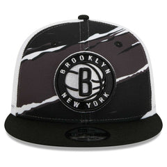 Brooklyn Nets Tear Trucker 9FIFTY Adjustable Hat Black/White - NBA