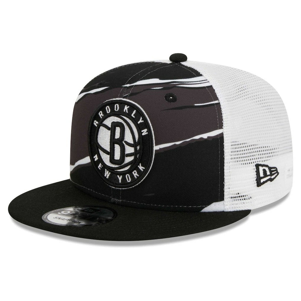 Brooklyn Nets Tear Trucker 9FIFTY Adjustable Hat Black/White - NBA