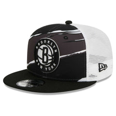 Brooklyn Nets Tear Trucker 9FIFTY Adjustable Hat Black/White - NBA