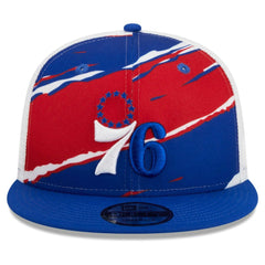 Philadelphia 76ers Tear Trucker 9FIFTY Adjustable Hat Royal/White - NBA