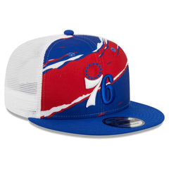Philadelphia 76ers Tear Trucker 9FIFTY Adjustable Hat Royal/White - NBA