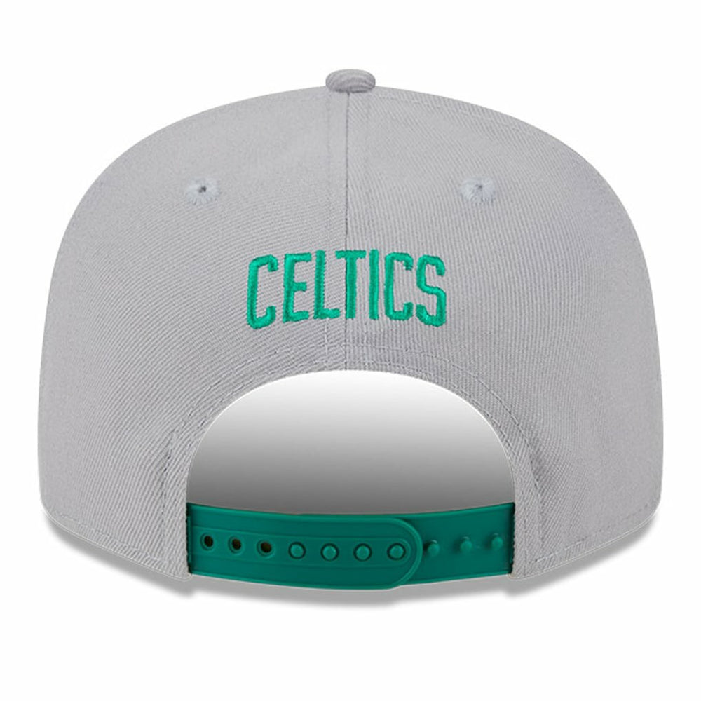 Boston Celtics Chenille Band 9FIFTY Snapback Hat Gray - NBA