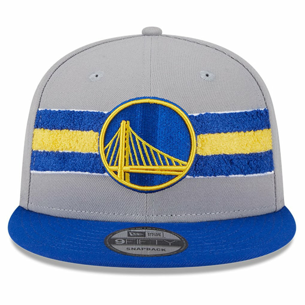 Golden State Warriors Chenille Band 9FIFTY Snapback Hat Gray - NBA