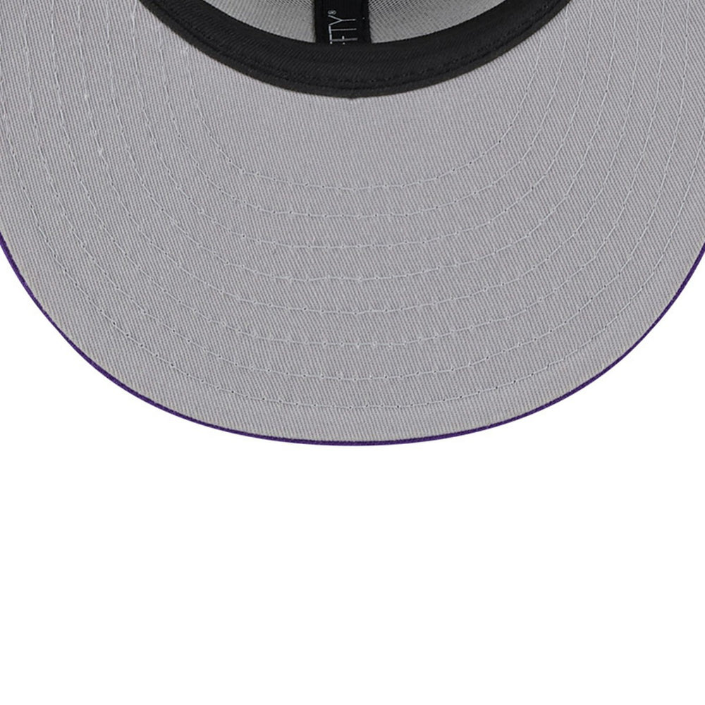 Los Angeles Lakers Chenille Band 9FIFTY Snapback Hat Gray - NBA
