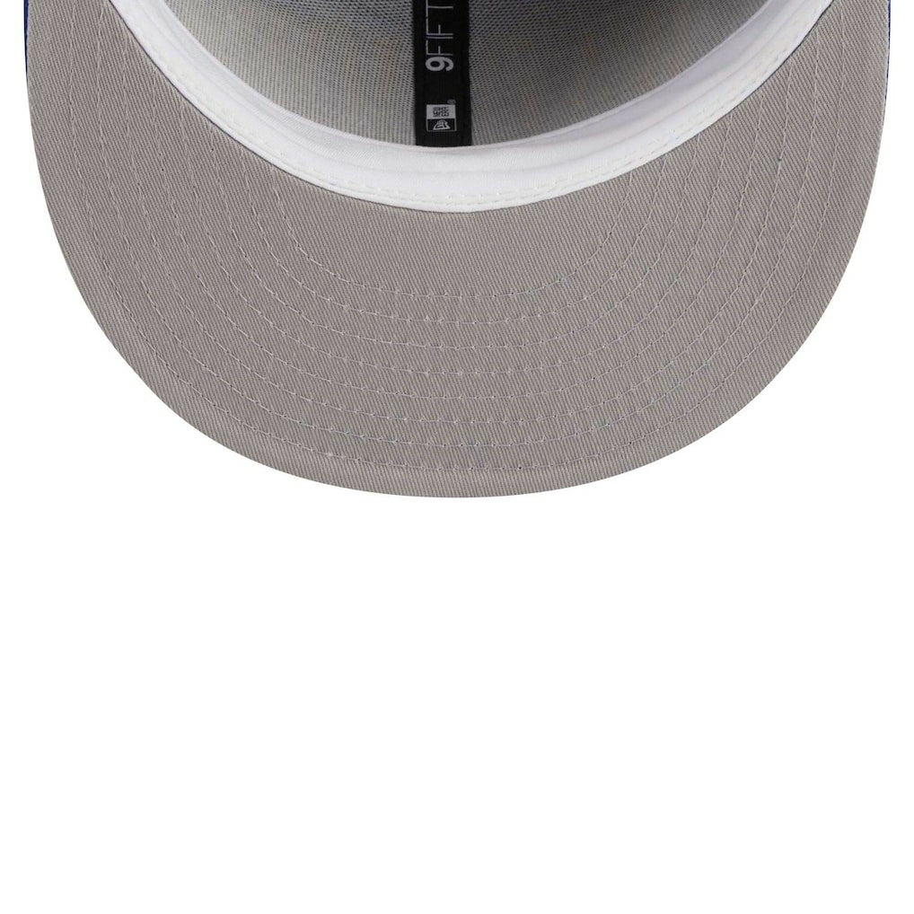 Golden State Warriors Golden Tall Text 9FIFTY Snapback Hat Royal - NBA