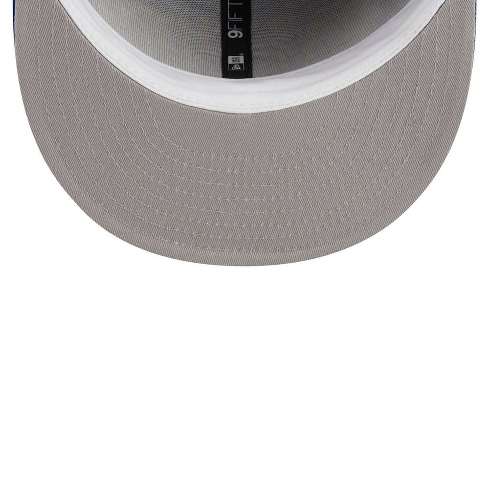 Golden State Warriors Golden Tall Text 9FIFTY Snapback Hat Royal - NBA