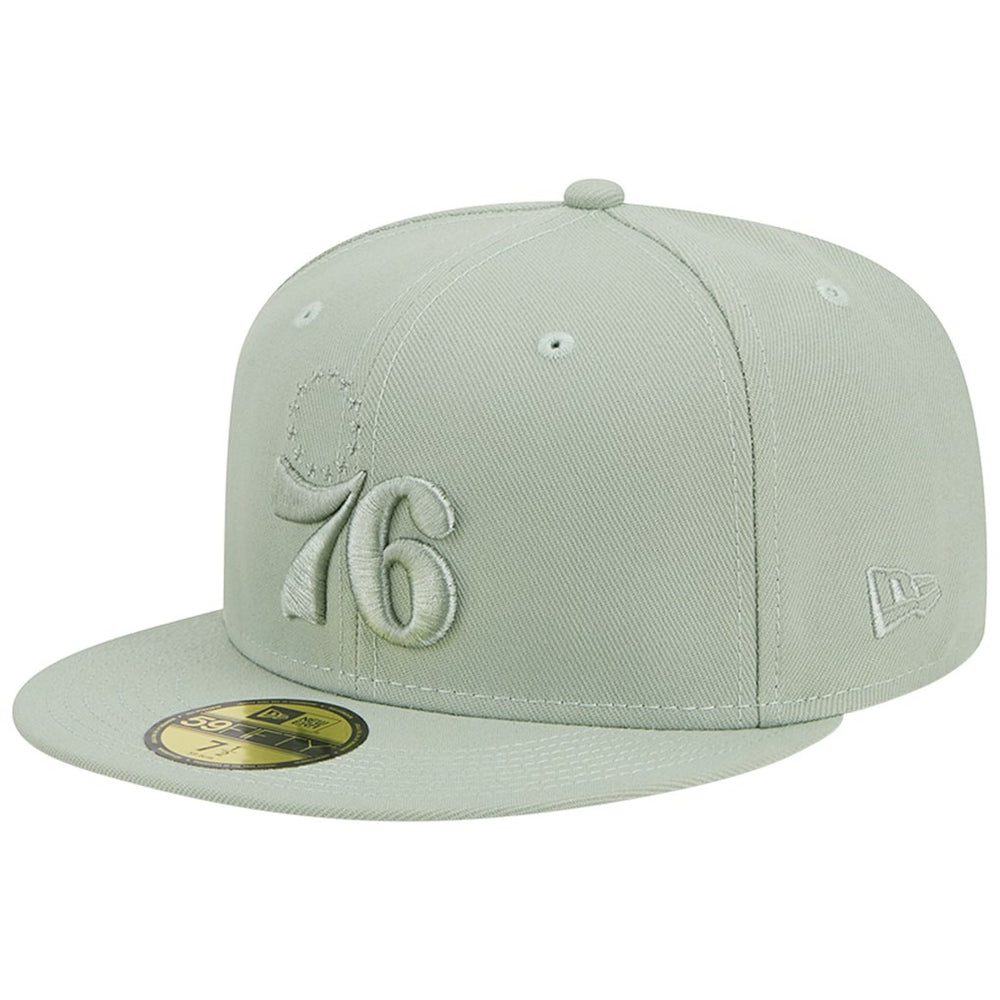 Philadelphia 76ers Sage Color Pack 59FIFTY Fitted Hat Light Green - NBA