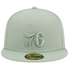 Philadelphia 76ers Sage Color Pack 59FIFTY Fitted Hat Light Green - NBA