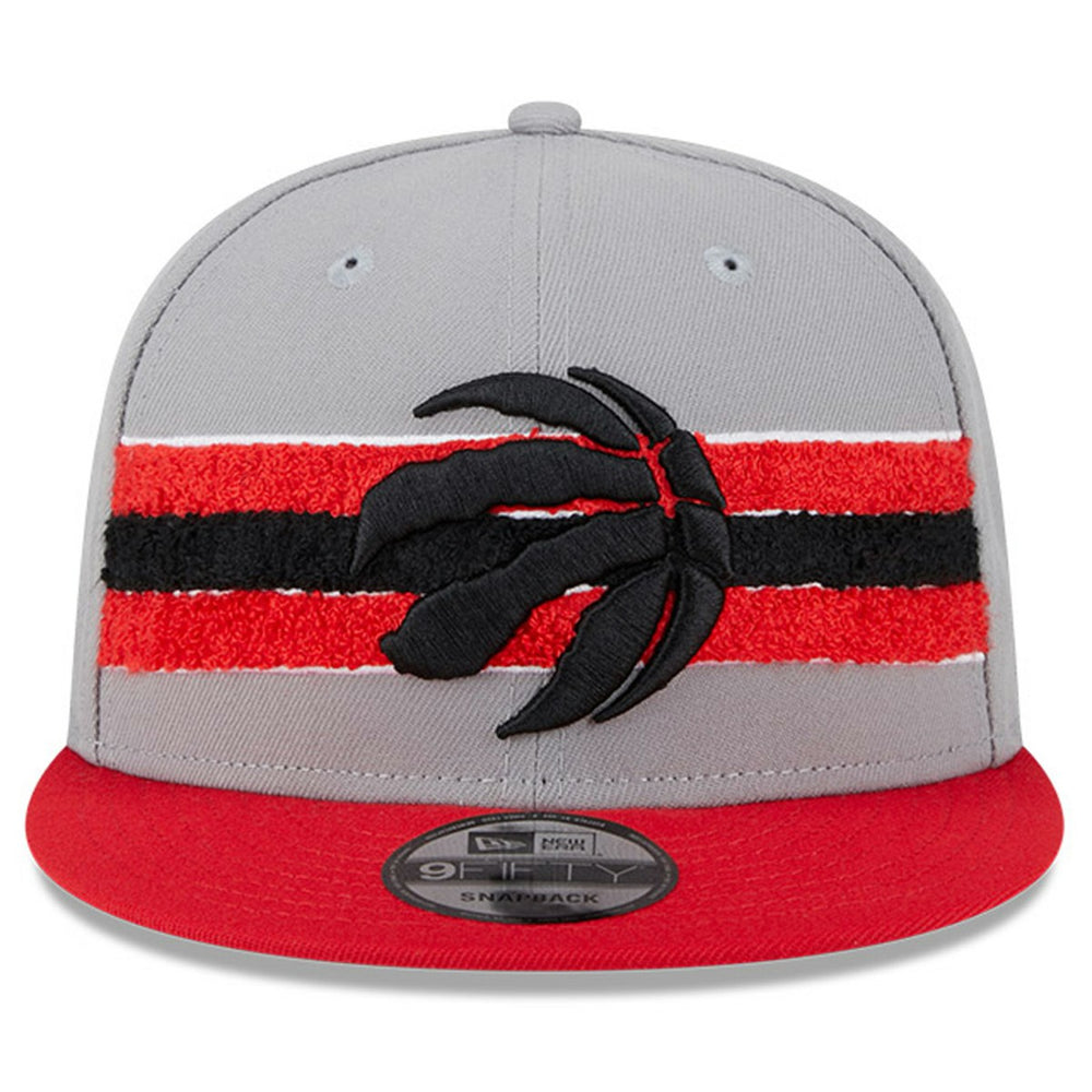 Toronto Raptors Chenille Band 9FIFTY Snapback Hat Gray - NBA