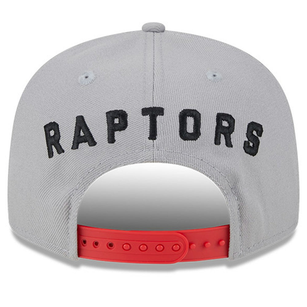 Toronto Raptors Chenille Band 9FIFTY Snapback Hat Gray - NBA