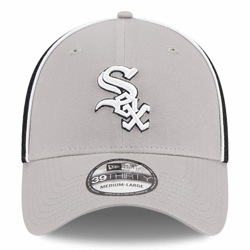 Chicago White Sox New Era Pipe 39THIRTY Flex Hat - MLB