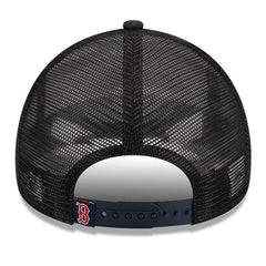 Boston Red Sox New Era Stacked A-Frame Trucker 9FORTY Adjustable Hat - MLB