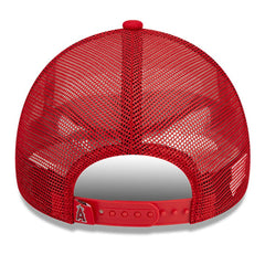 Los Angeles Angels New Era Stacked A-Frame Trucker 9FORTY Adjustable Hat - MLB