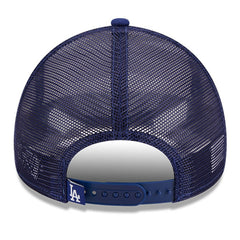 Los Angeles Dodgers New Era Stacked A-Frame Trucker 9FORTY Adjustable Hat - MLB