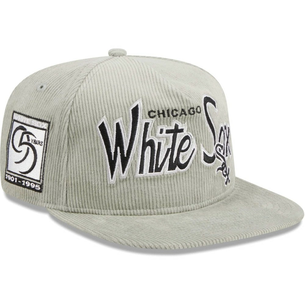 Chicago White Sox New Era Corduroy Golfer Adjustable Hat - MLB