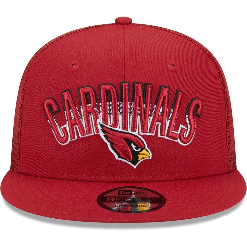 Arizona Cardinals New Era Grade Trucker 9FIFTY Snapback Hat Cardinal | NFL