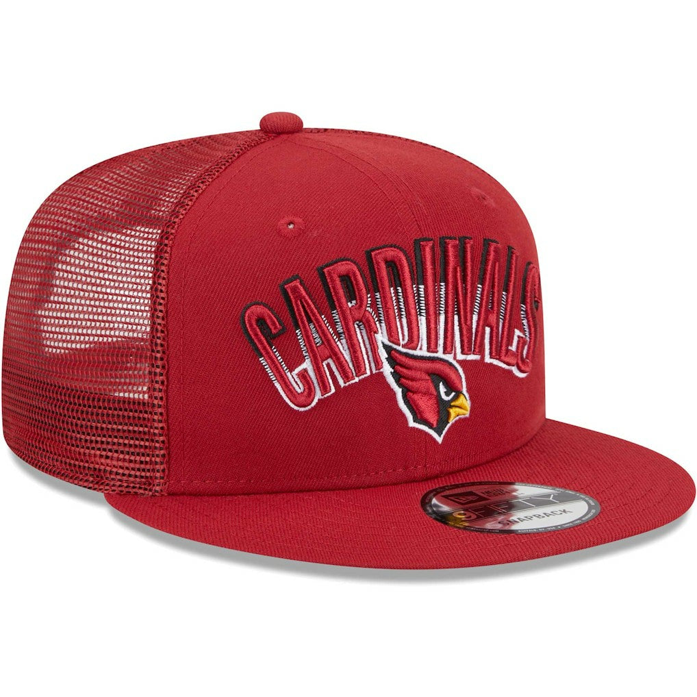 Arizona Cardinals New Era Grade Trucker 9FIFTY Snapback Hat Cardinal | NFL