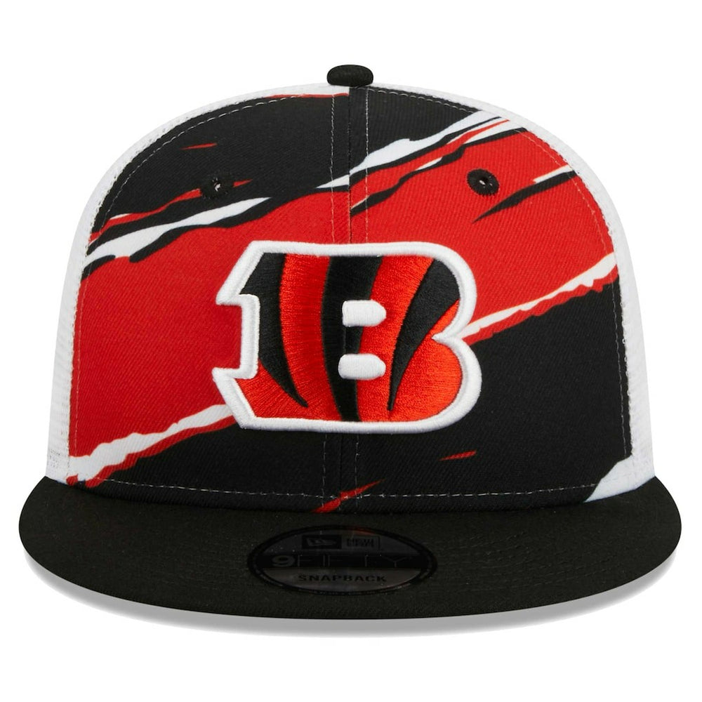 Cincinnati Bengals New Era Tear Trucker 9FIFTY Snapback Hat Black | NFL