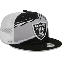 Las Vegas Raiders New Era Tear Trucker 9FIFTY Snapback Hat Black | NFL