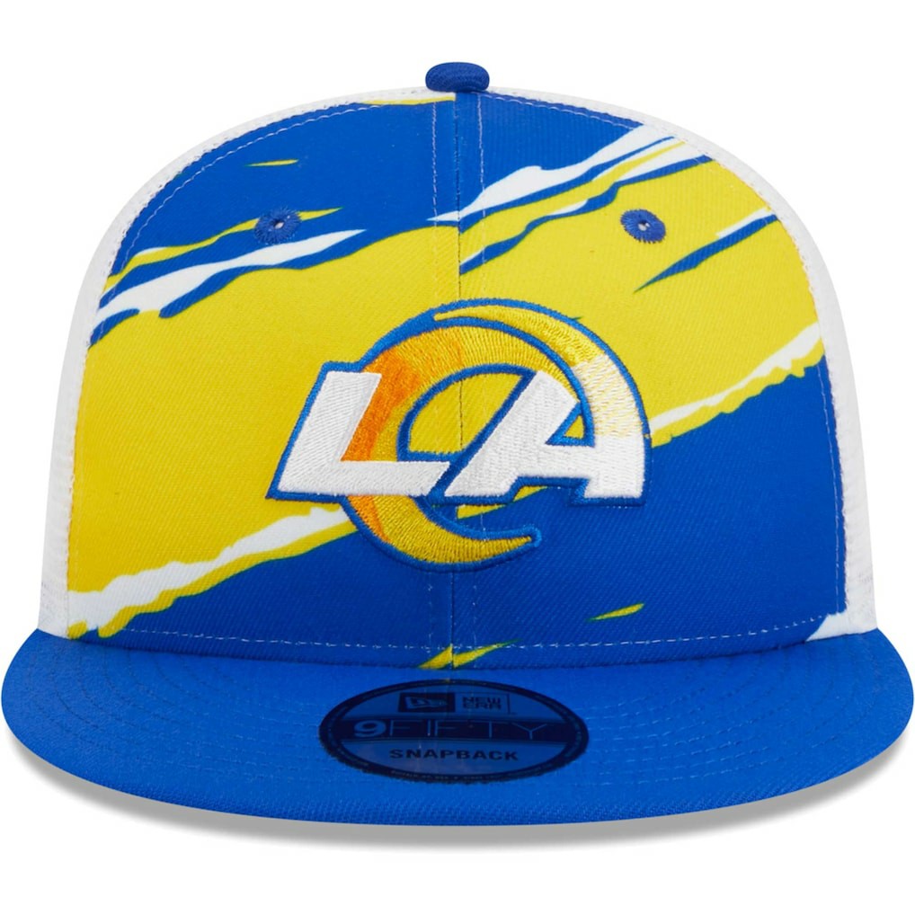 Los Angeles Rams New Era Tear Trucker 9FIFTY Snapback Hat Royal | NFL