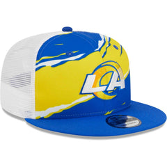 Los Angeles Rams New Era Tear Trucker 9FIFTY Snapback Hat Royal | NFL