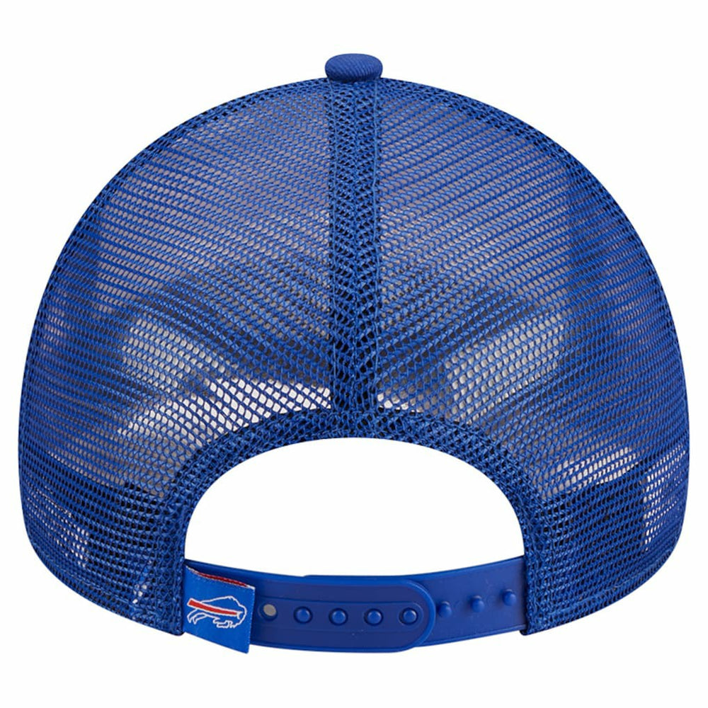 Buffalo Bills New Era Stacked A-Frame Trucker 9FORTY Adjustable Hat White/Royal | NFL