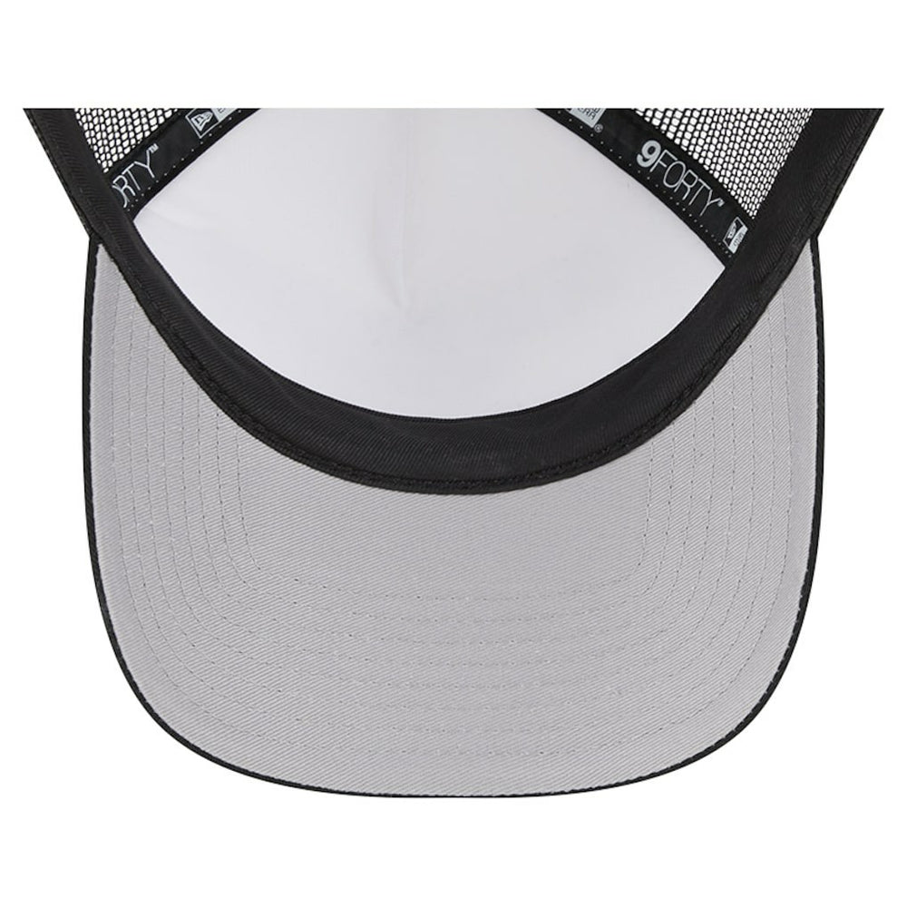 New Orleans Saints New Era Stacked A-Frame Trucker 9FORTY Adjustable Hat White/Black | NFL