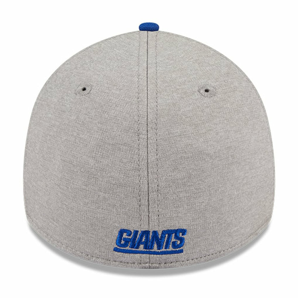 New York Giants New Era Striped 39THIRTY Flex Hat Heather Gray/Royal | NFL