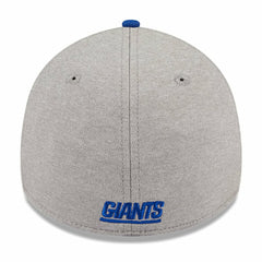 New York Giants New Era Striped 39THIRTY Flex Hat Heather Gray/Royal | NFL