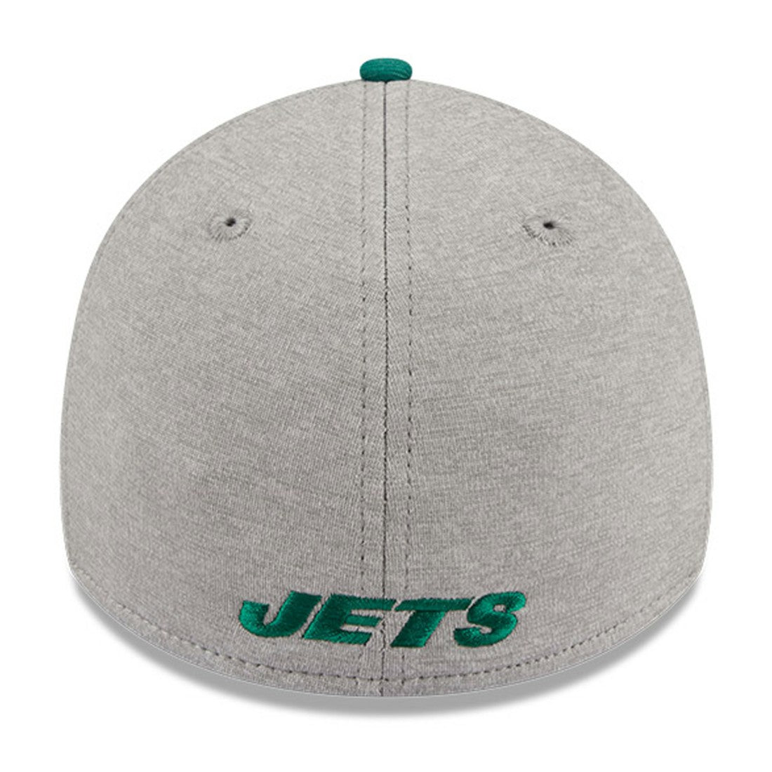 New York Jets New Era Striped 39THIRTY Flex Hat Heather Gray/Green | NFL