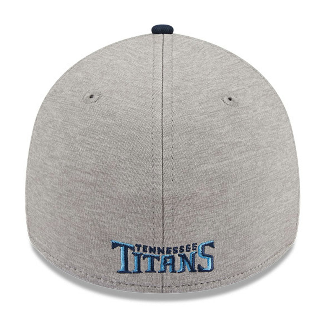 Tennessee Titans New Era Striped 39THIRTY Flex Hat Heather Gray/Navy | NFL