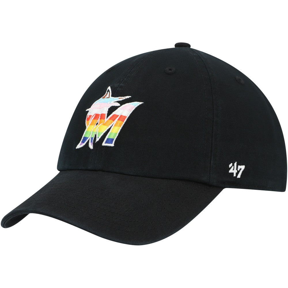 Miami Marlins '47 Team Pride Clean Up Adjustable Hat - MLB