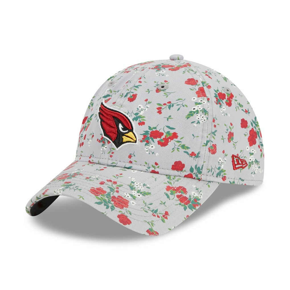 New Era Arizona Cardinals Women's Bouquet 9TWENTY Adjustable Hat Gray | NFL