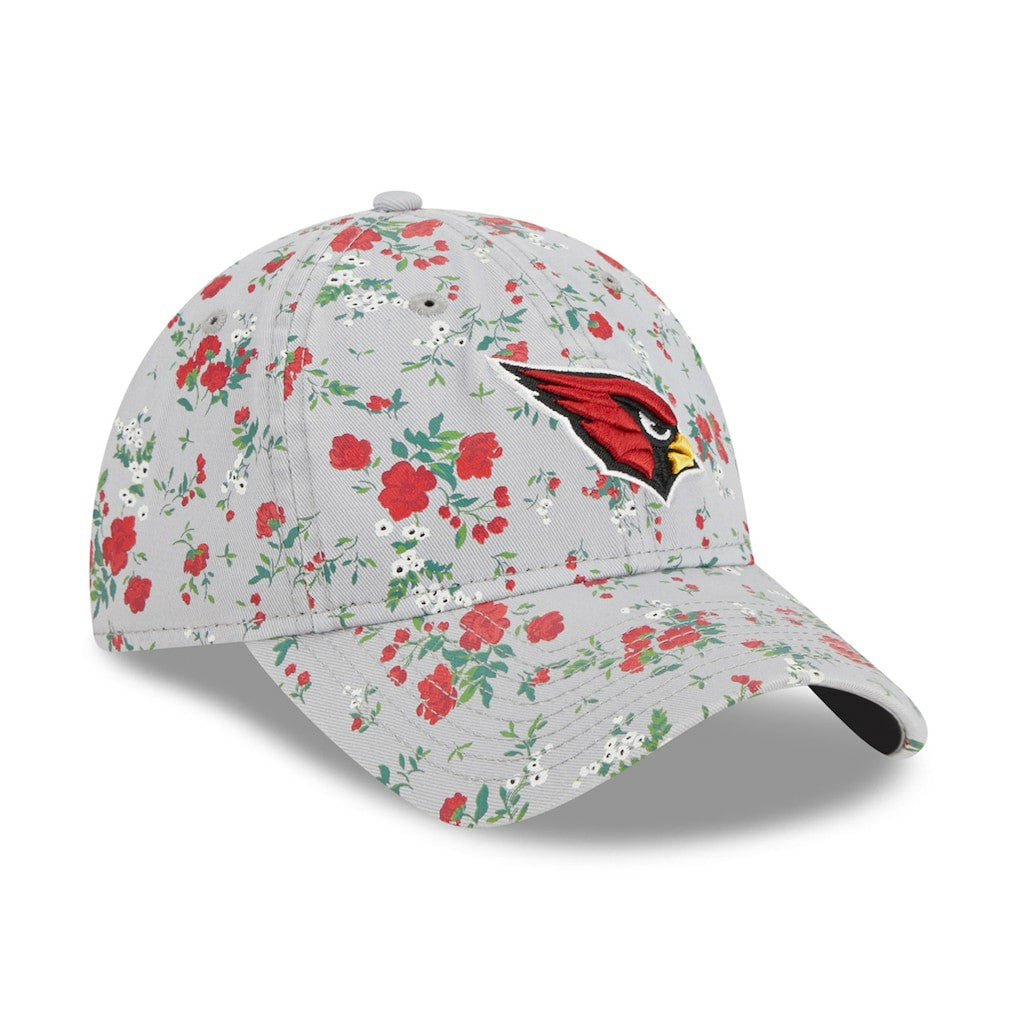 New Era Arizona Cardinals Women's Bouquet 9TWENTY Adjustable Hat Gray | NFL