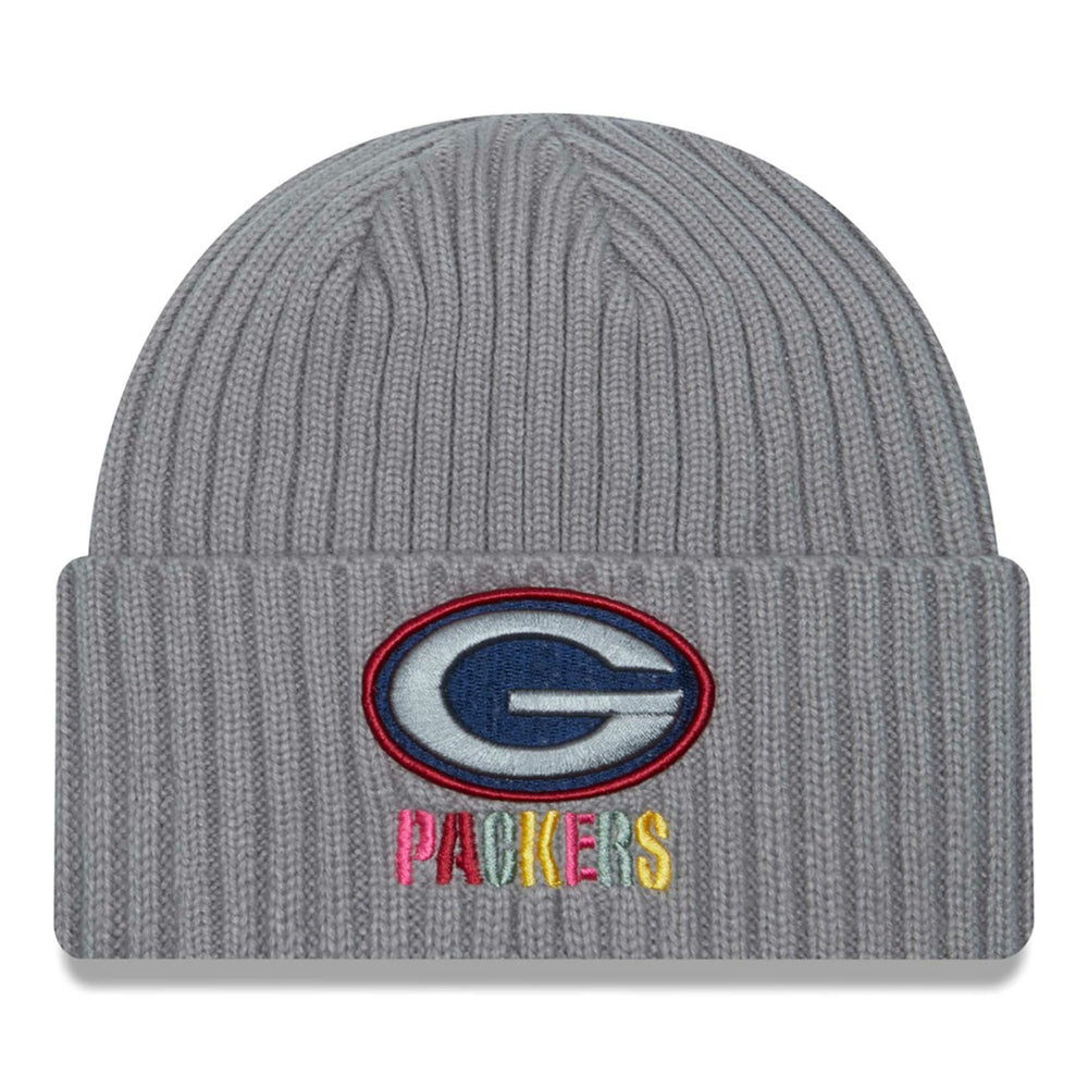 Green Bay Packers New Era Color Pack Multi Cuffed Knit Hat Gray | NFL