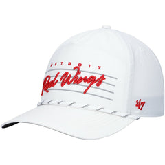 Detroit Red Wings '47 Downburst Hitch Adjustable Hat - White - NHL