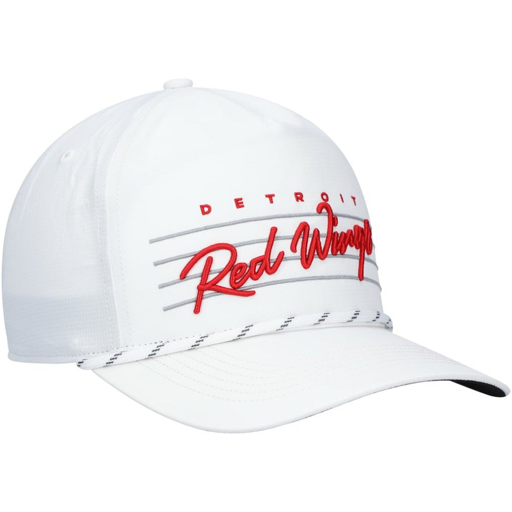 Detroit Red Wings '47 Downburst Hitch Adjustable Hat - White - NHL