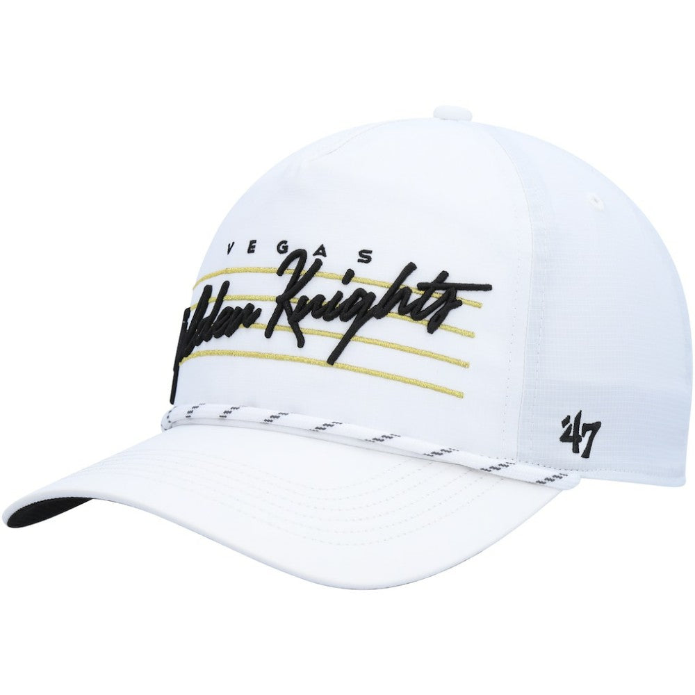 Vegas Golden Knights '47 Downburst Hitch Adjustable Hat - White - NHL