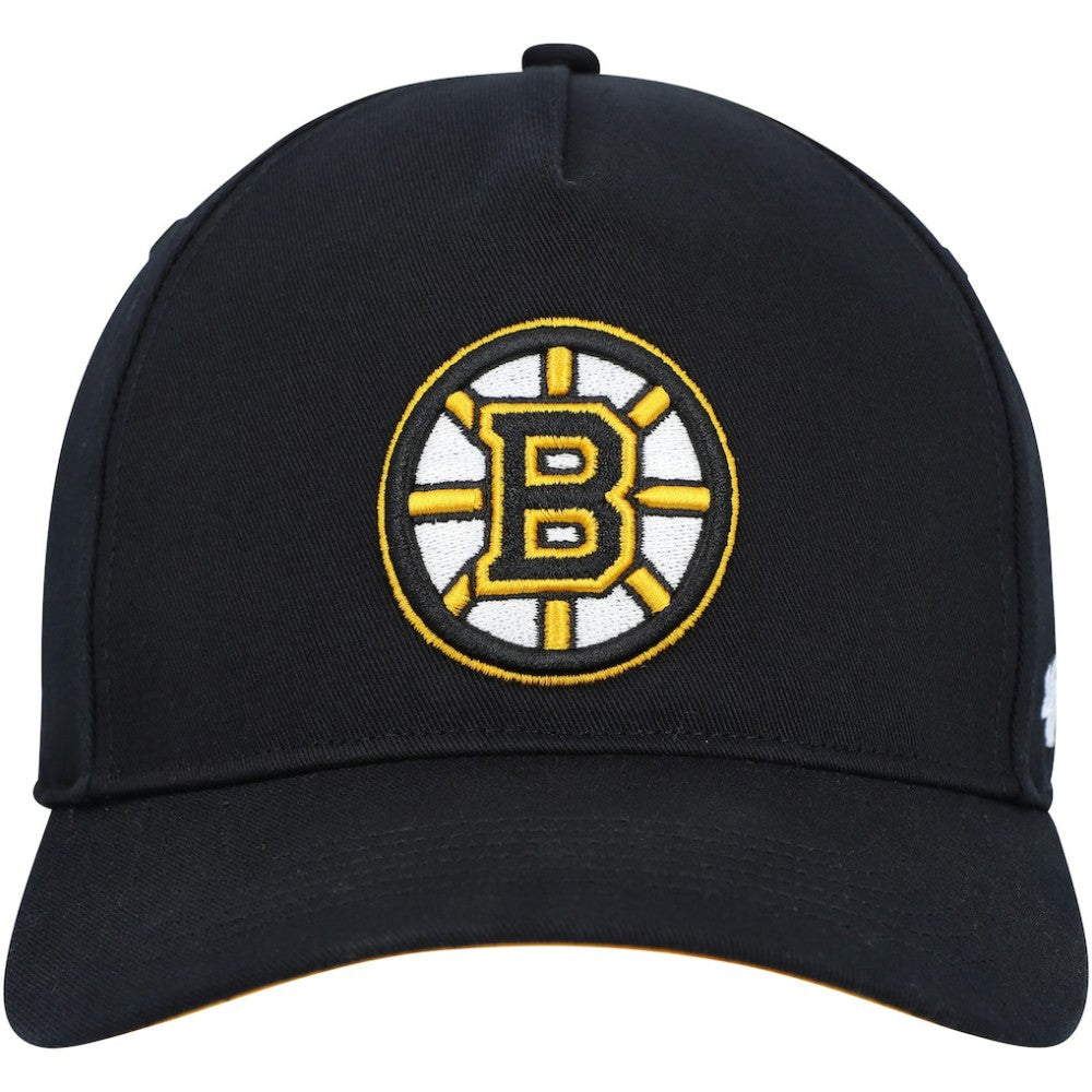 Boston Bruins '47 Primary Hitch Snapback Hat - Black - NHL