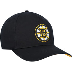 Boston Bruins '47 Primary Hitch Snapback Hat - Black - NHL