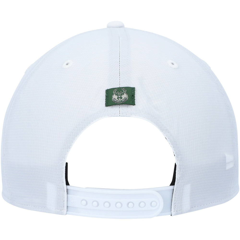 Milwaukee Bucks '47 Downburst Hitch Snapback Hat White - NBA