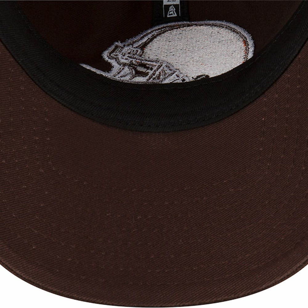 Cleveland Browns New Era Distinct 9TWENTY Adjustable Hat Brown | NFL