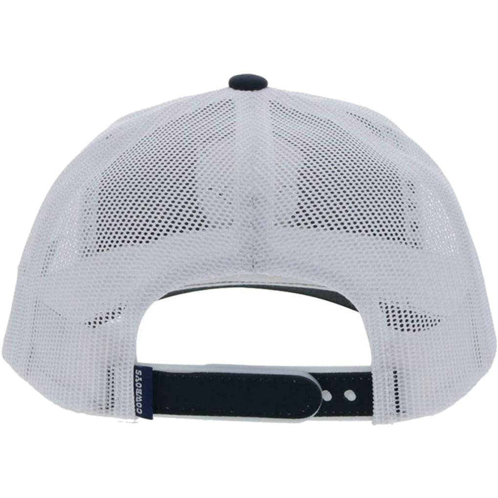 Dallas Cowboys HOOey Rope Flag Trucker Adjustable Hat Navy/White | NFL