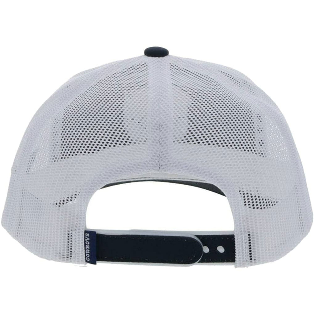 Dallas Cowboys HOOey Rope Flag Trucker Adjustable Hat Navy/White | NFL