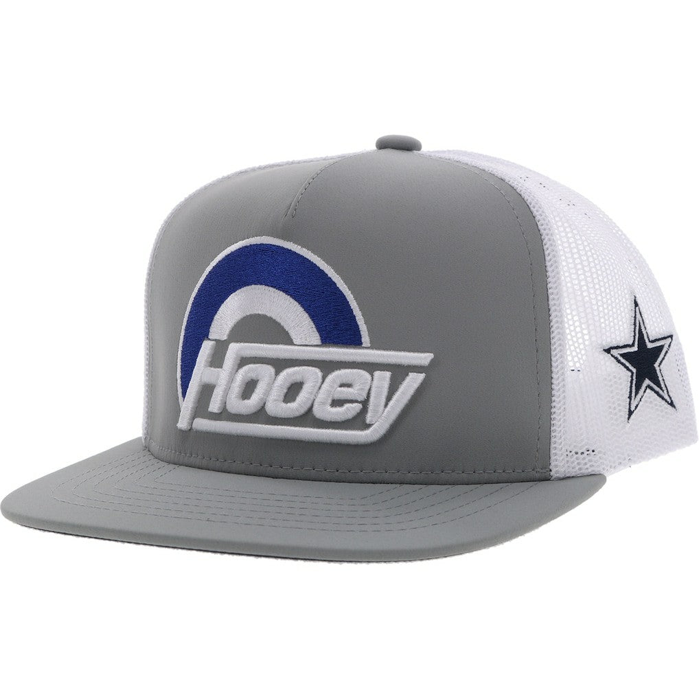 Dallas Cowboys HOOey Youth Logo Trucker Snapback Hat Silver/White | NFL