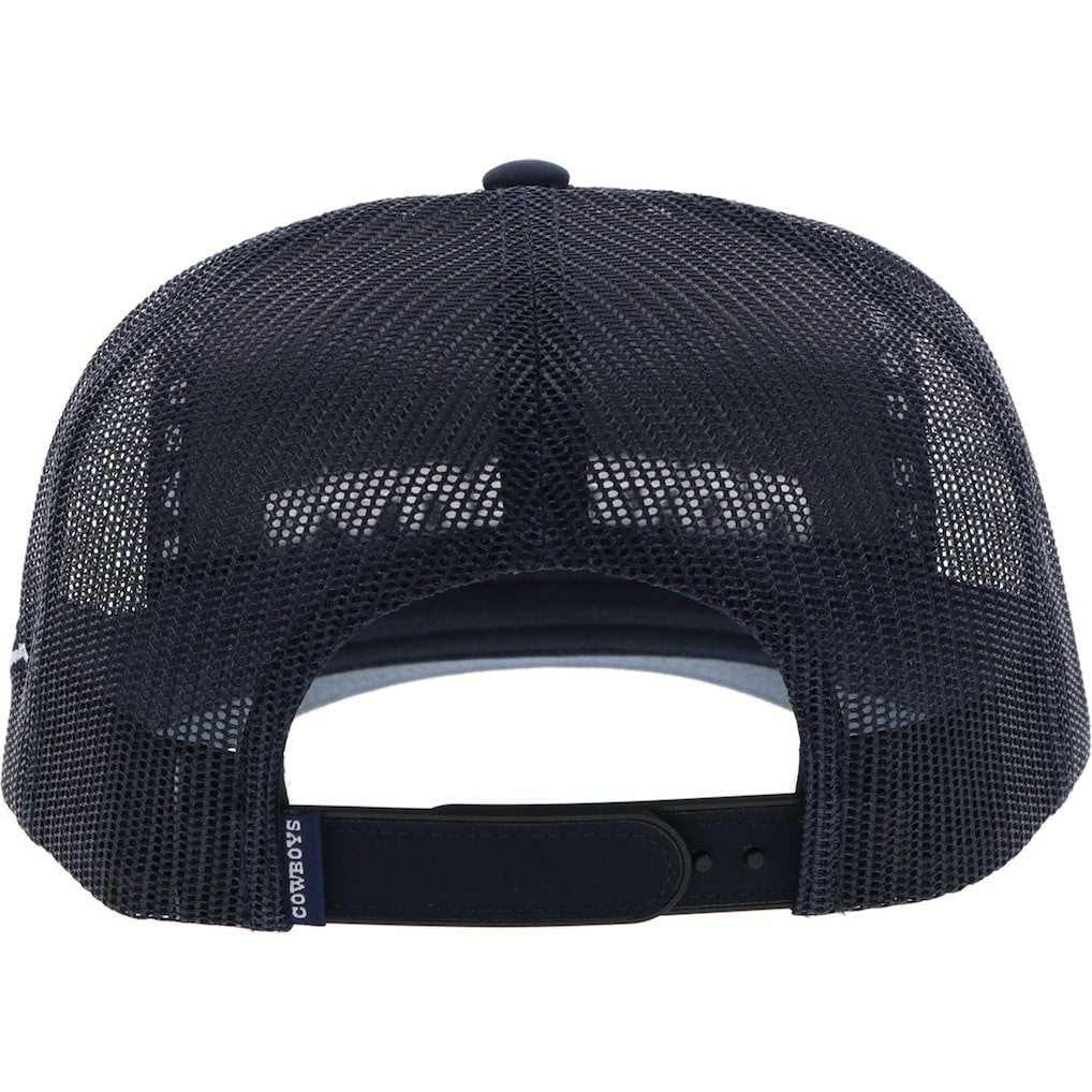 Dallas Cowboys HOOey Wordmark Rope Trucker Adjustable Hat Navy | NFL