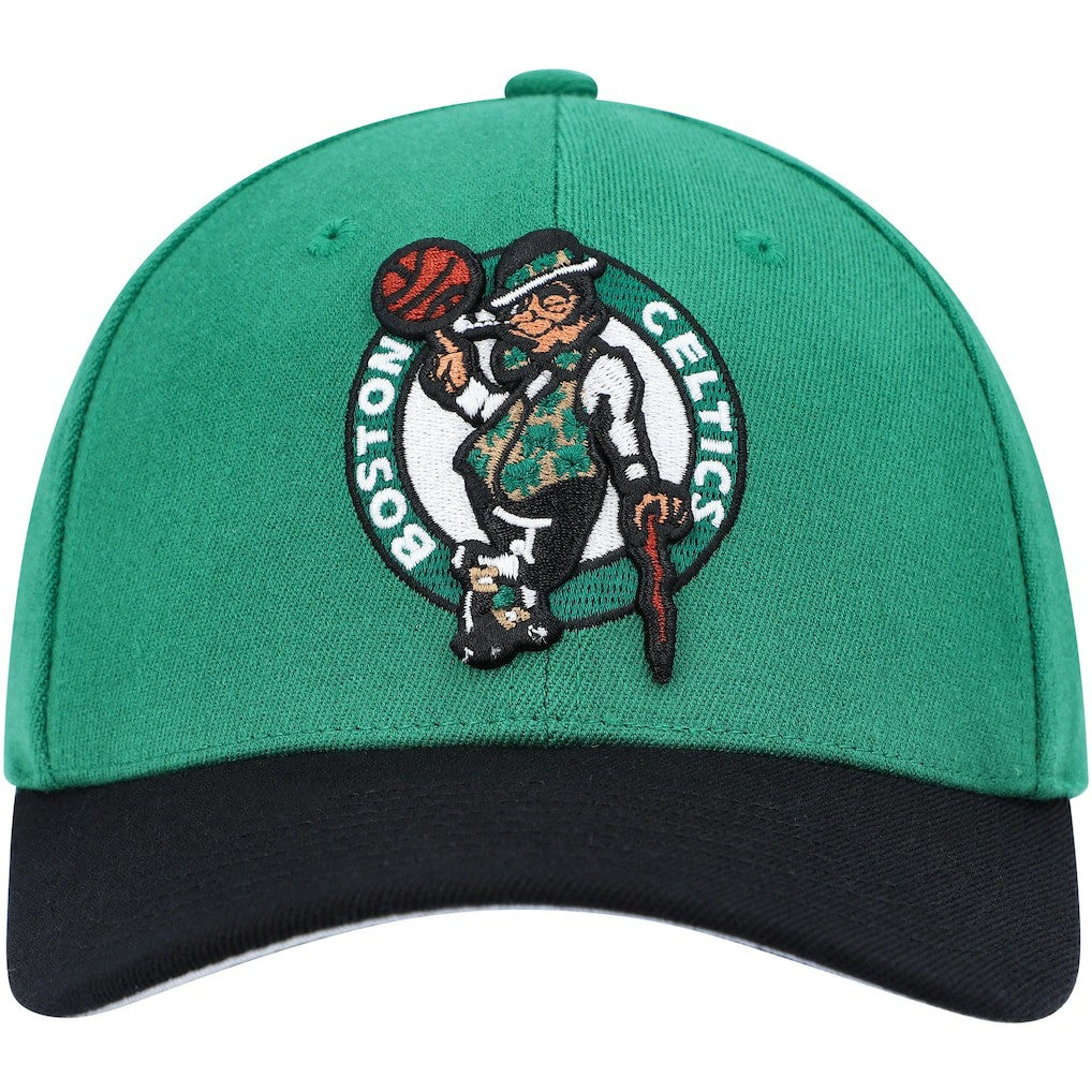 Boston Celtics MVP Team Two-Tone 2.0 Stretch-Snapback Hat Kelly Green/Black - NBA